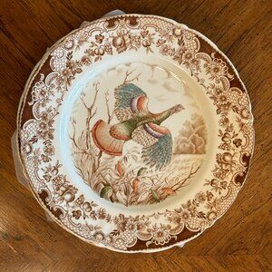 Wild Turkeys Johnson Bros Dinner Plate 10 5/8"